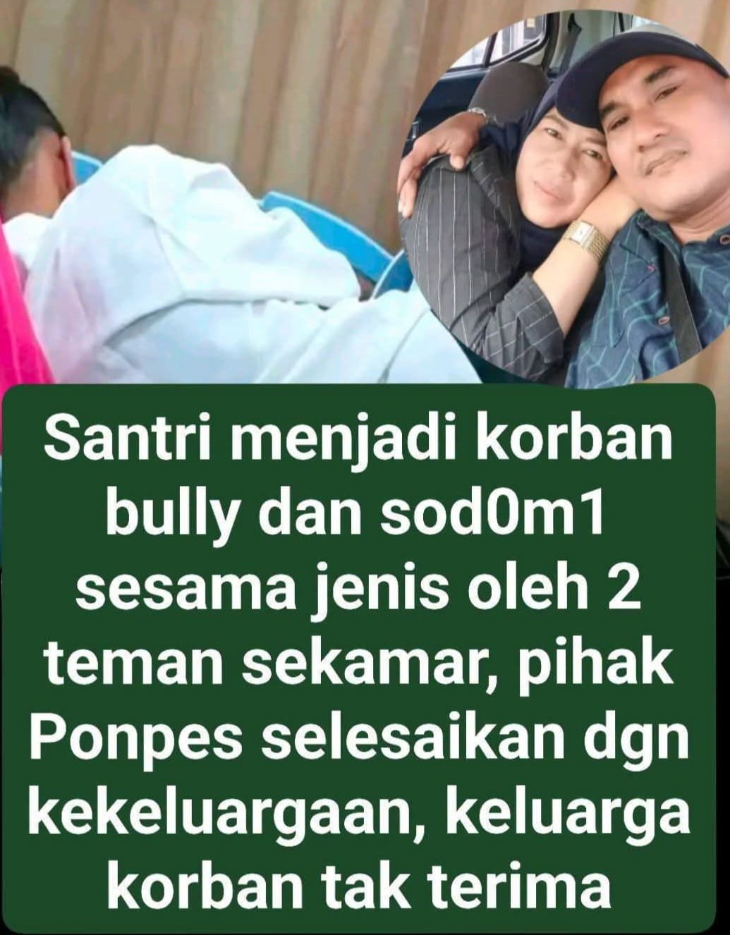 Kasus pel3cehan s3ksual sesama jenis terjadi di sebuah pondok pesantren berinisial AB yang berlokasi di kecamatan mojo, kabupaten Kediri