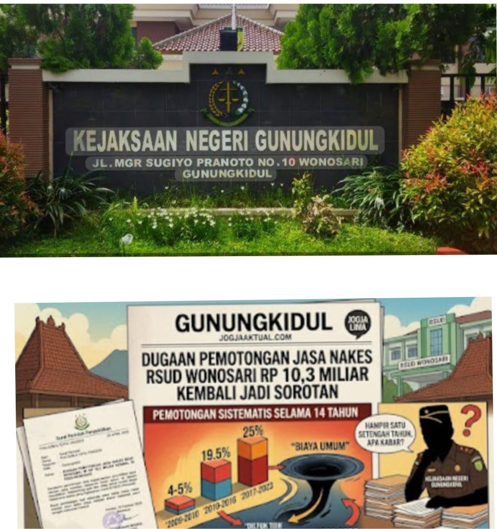 Kejaksaan Negeri Gunungkidul Melakukan tahap penyelidikan atas Dugaan Pemotongan Jasa Pelayanan Rp10,3 Miliar di RSUD Wonosari