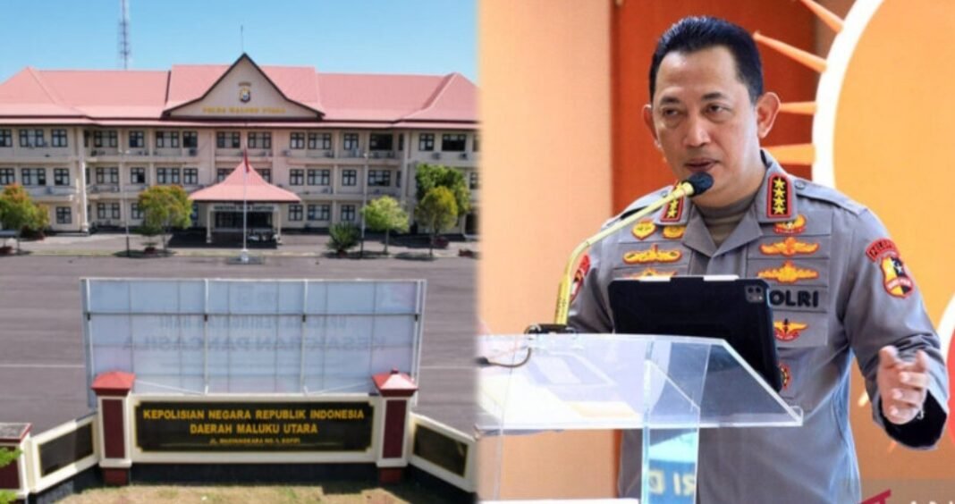 Kapolri Mutasi Sejumlah Pejabat di Polda Maluku Utara, Wakapolda hingga Dir Reskrimsus Berganti, ada apa…..?