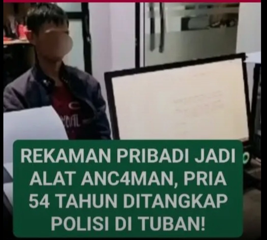 Hasil rekaman buat memeras pemuda asal Tuban ditangkap polisi