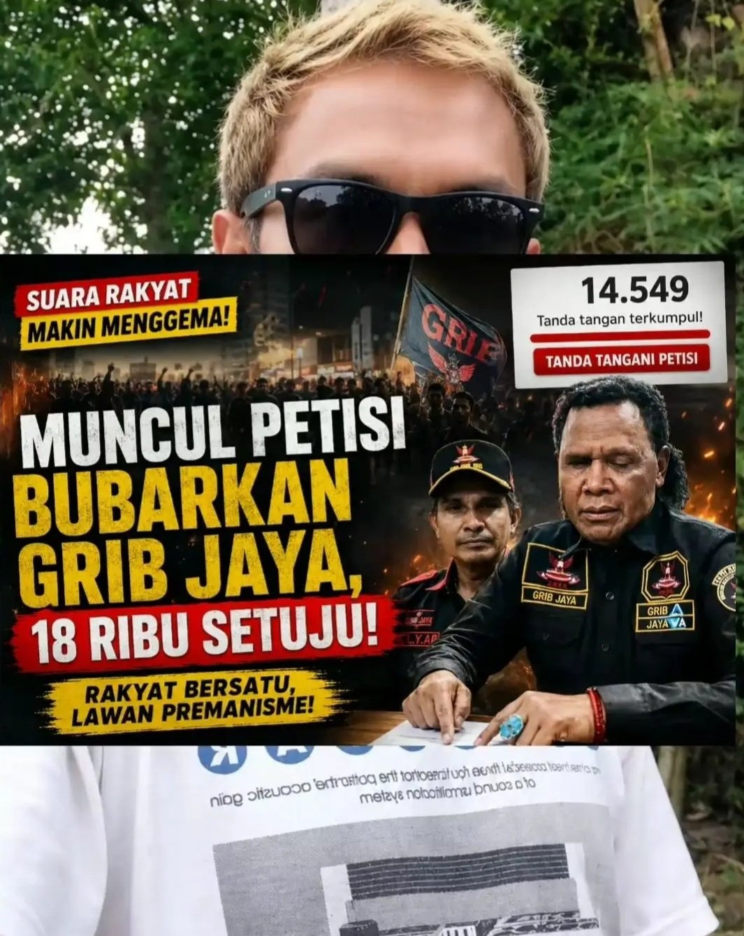 Petisi Bubarkan GRIB Jaya Tembus 18 Ribu Tanda Tangan, Politisi Bela Kelompok Massa Lawan Anarkis