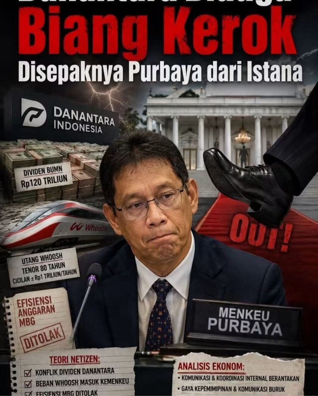 Danantara Diduga Biang Kerok Disepaknya Purbaya dari Istana