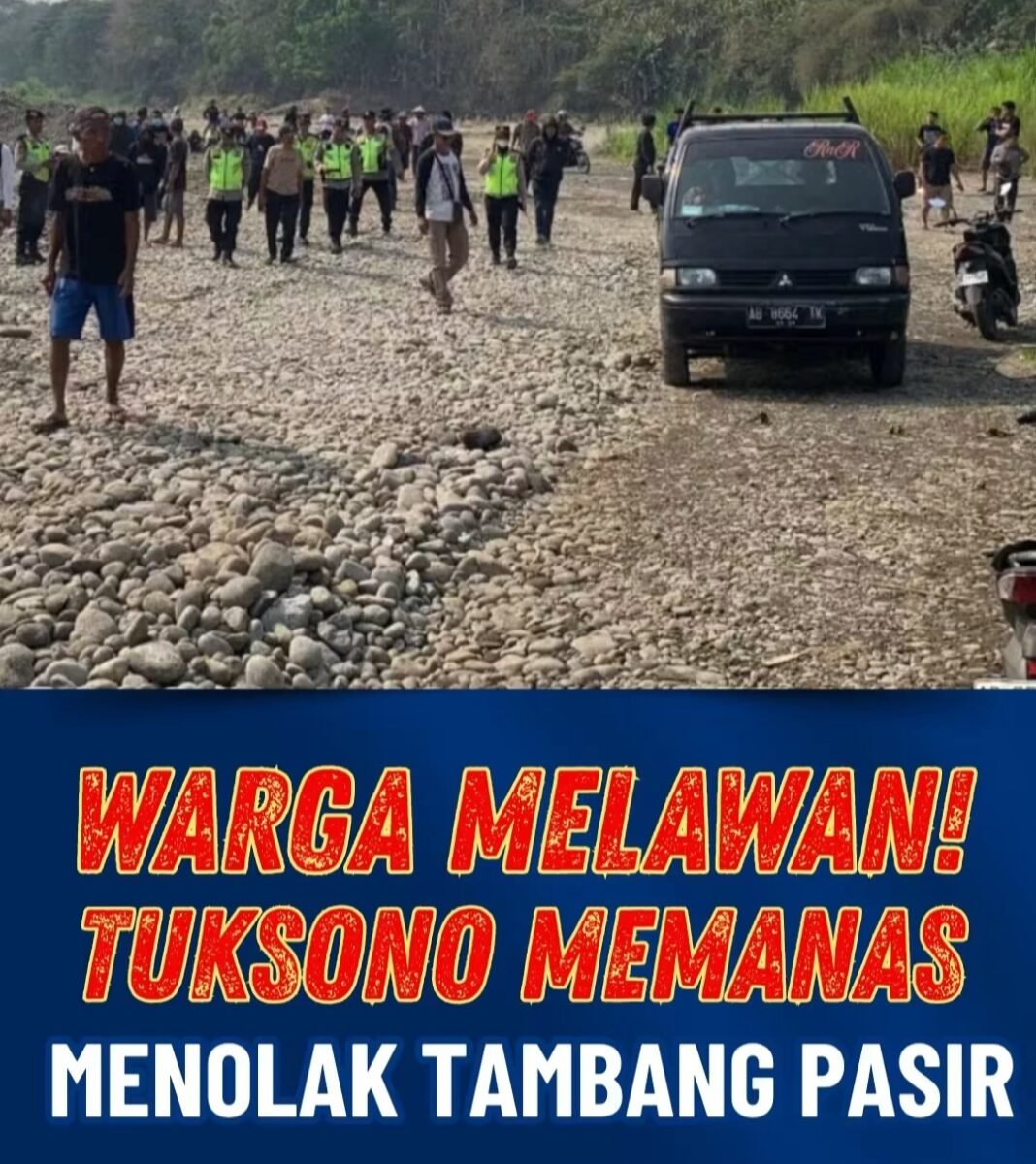 Warga Tuksono Kulon Progo Gelar Demo di Sungai Progo, Desak Izin Tambang Pasir Dicabut