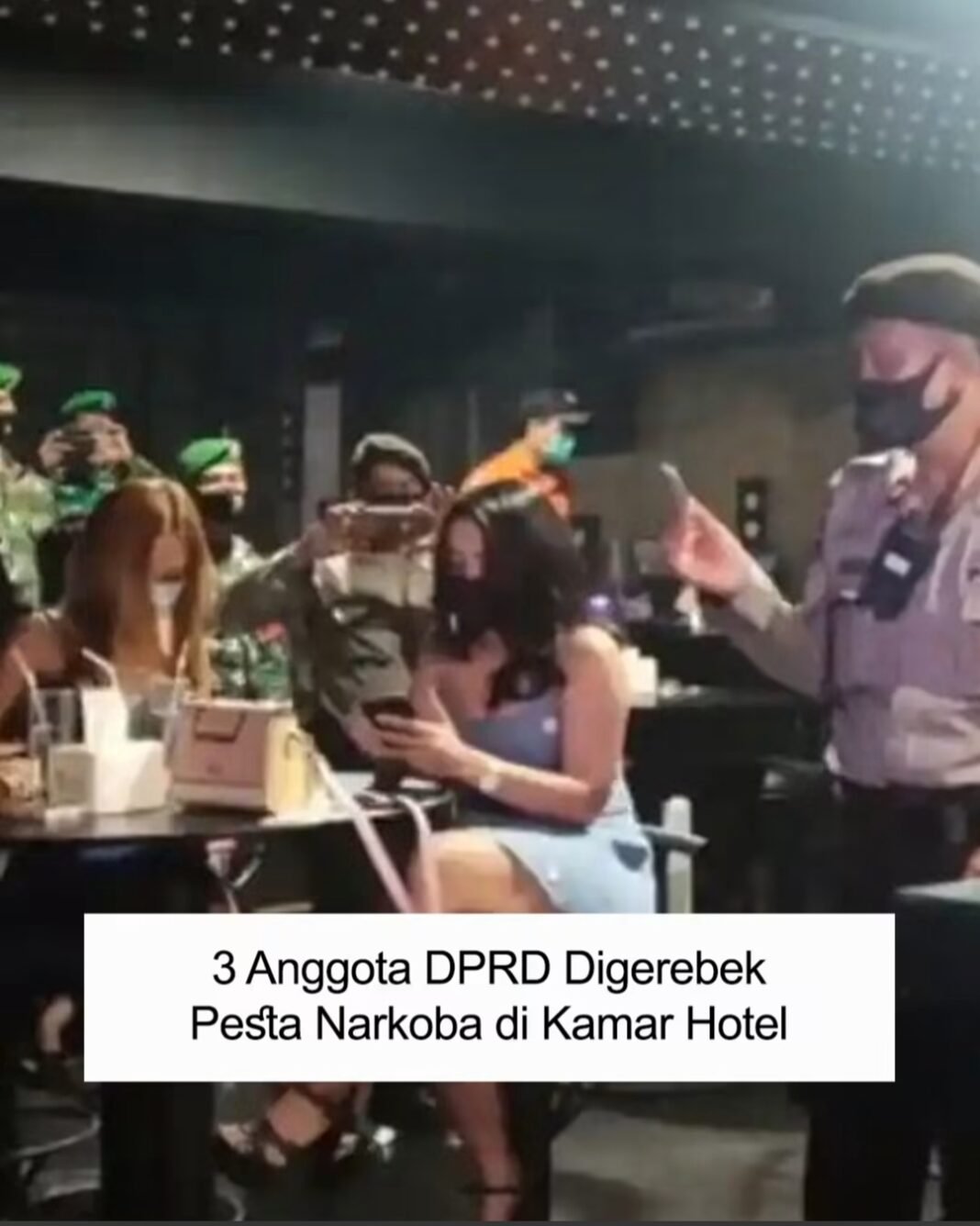 3 Anggota DPRD digrebek saat pesta narkoba dihotel